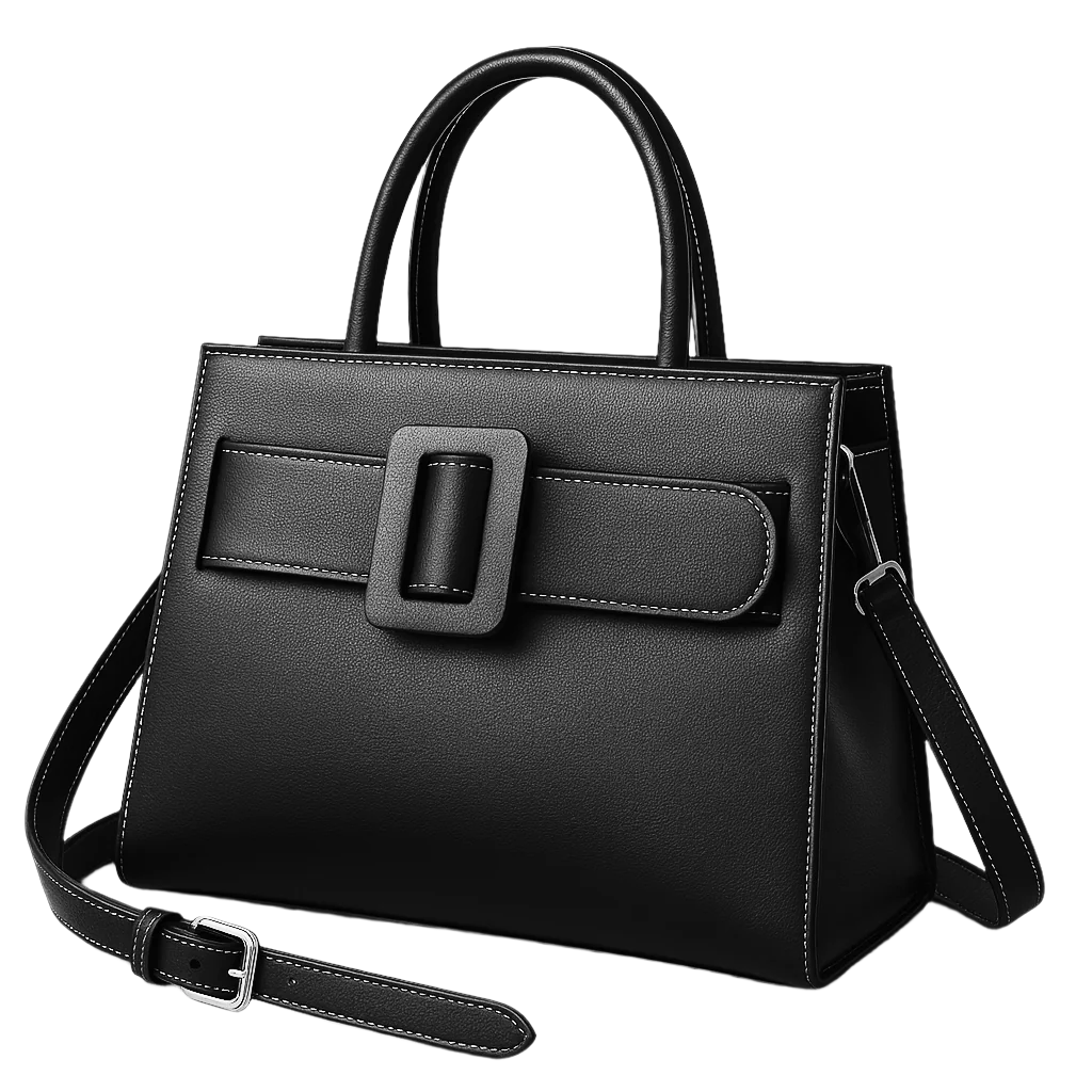 SPCR7 ANDRLTH MATTE BLACK LEATHER BAG