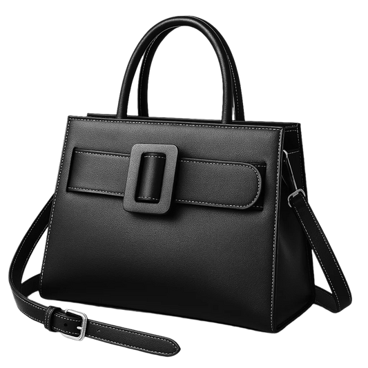 SPCR7 ANDRLTH MATTE BLACK LEATHER BAG